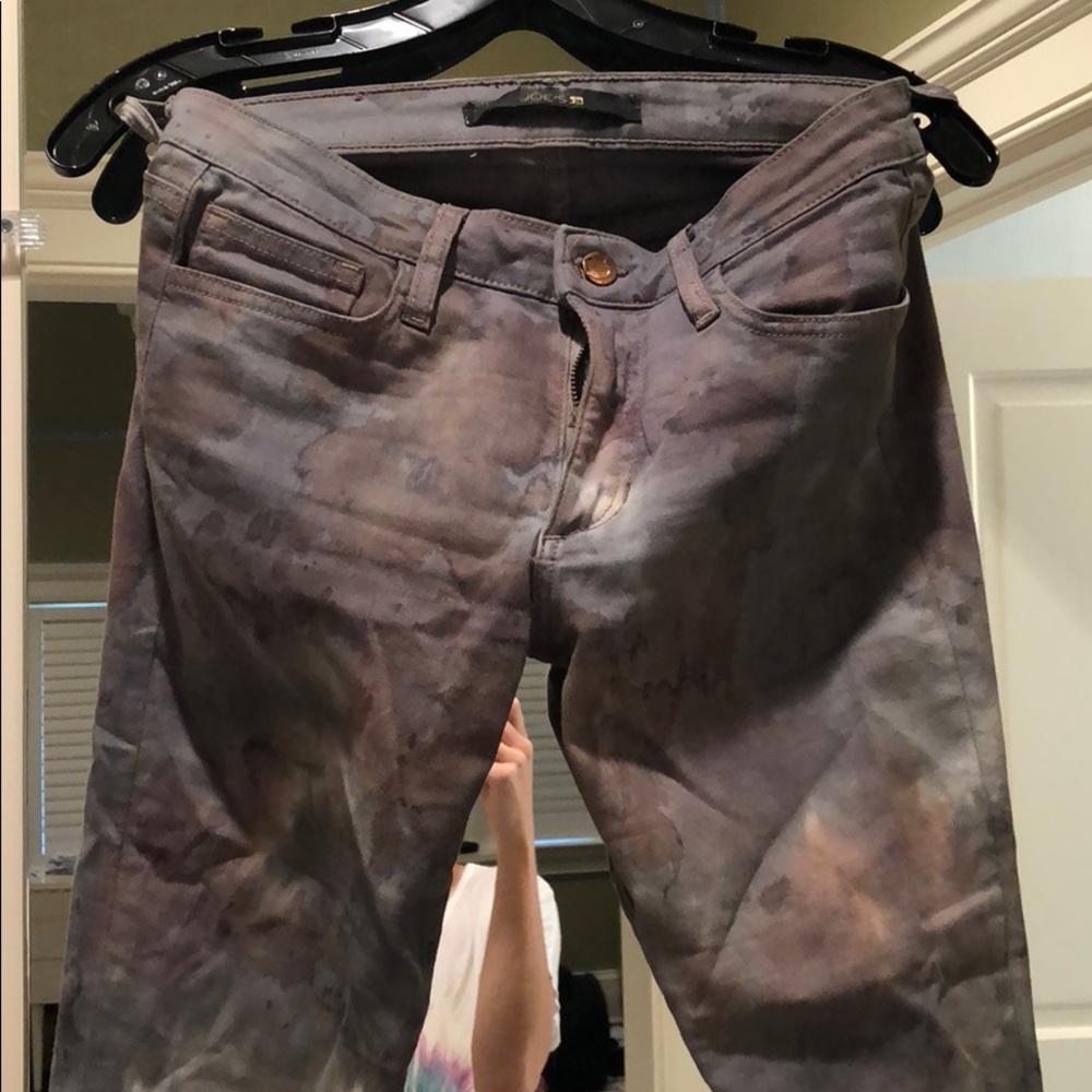 Tie dye jeans